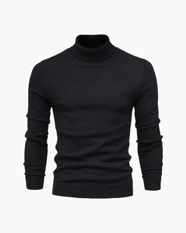 Gstaad Merino Wool Turtleneck | Premium Wool Blend with Modern Fit