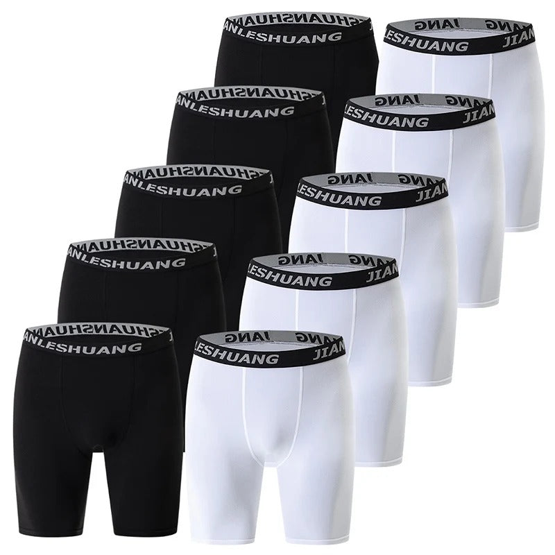 FlexCore™ – Ropa Interior de Entrenamiento Hombre Blanco & Negro