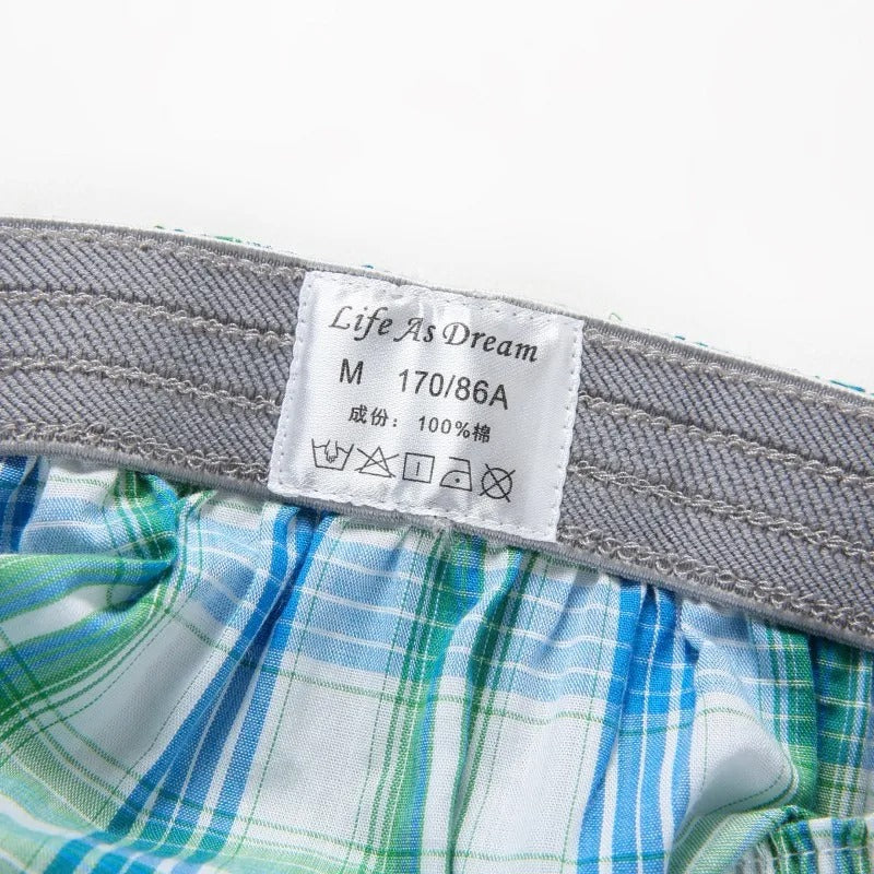 SoftGrid™ – Pack de Boxers de Algodón a Cuadros (8pcs)