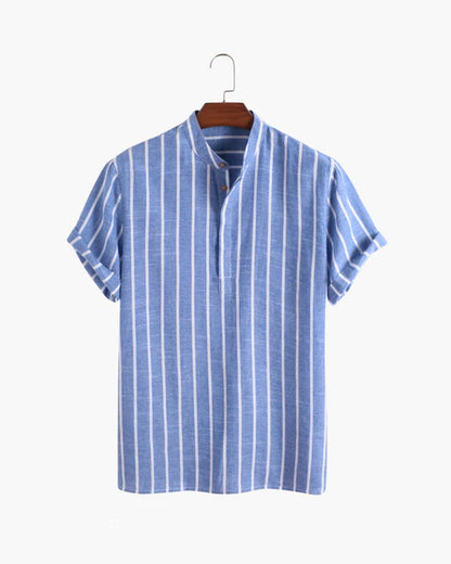 Bari Sailor Polo – Organic Cotton Sailor-Collar Polo Shirt