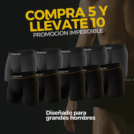 🔥 ¡COMPRA 5 Y RECIBE 10! ❄️ Ice Boxer - Conforto extremo, precio imbatible