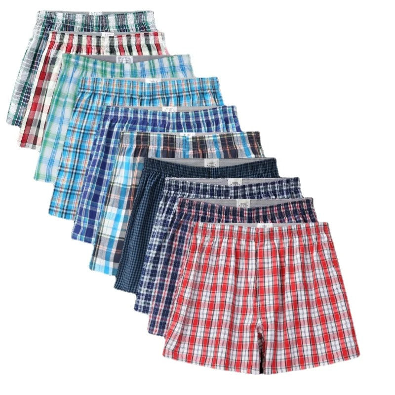 SoftGrid™ – Pack de Boxers de Algodón a Cuadros (8pcs)