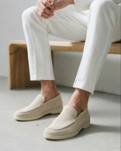 Baumont Club Suede Loafers – Luxurious Suede Slip-Ons with Orthopedic Support Insole